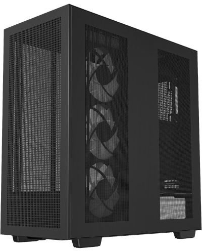 Кутия DeepCool - MORPHEUS Dual-Chamber, full tower, черна/прозрачна - 9